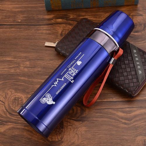 Sports Vacuum Flask 750ml Stainless Steel Water Bottle (random Color)