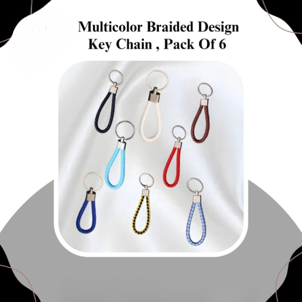 Multi Color Braided Design Keychain | Best Quality Keychain