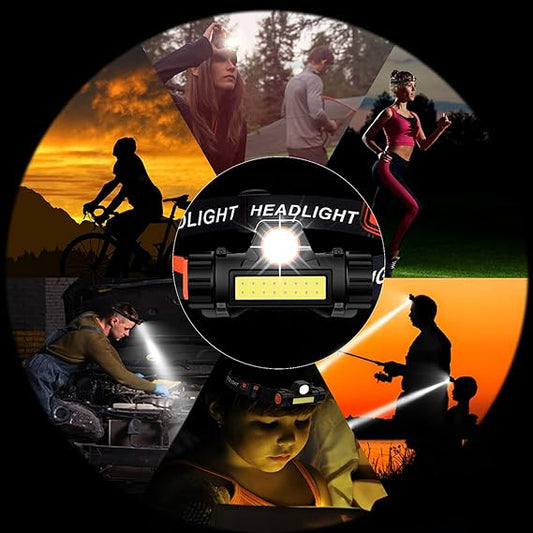 Rechargeable IP65 Waterproof Headlight – 1000 Lumen