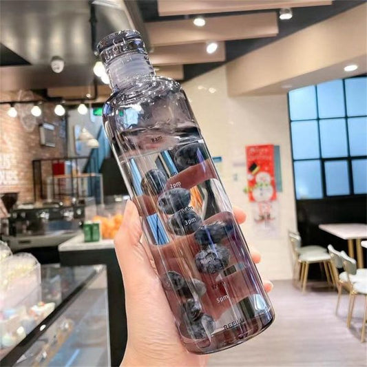 Transparent,lightweight Sports Water Bottle Portable Leak-proof