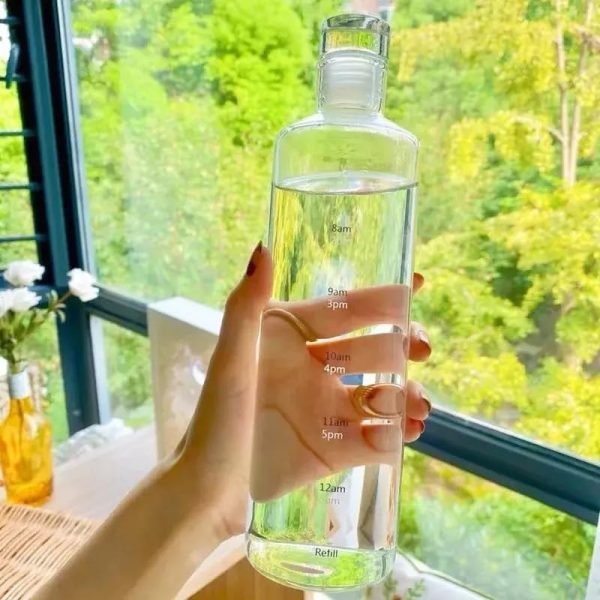 Transparent,lightweight Sports Water Bottle Portable Leak-proof